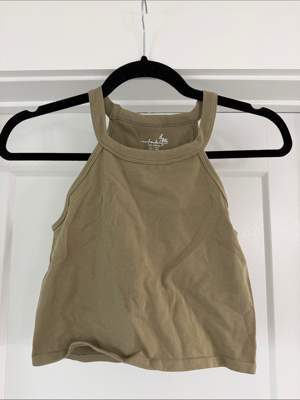 Free people Women's Halter Tank Top in Olive